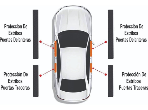 Sticker Proteccin Fibra De Carbono Estribos Puertas Mazda 3 Foto 3