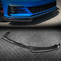 [3pcs] For 14-20 Vw Golf Carbon Fiber Look Front Bumper Sp