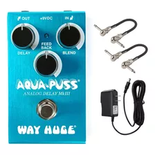 ~? Enorme Wm71 Aqua-puss Analog Delay Effects Pedal Bundle C