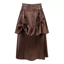 Punk Uniform Petticoat Irregular Skirt