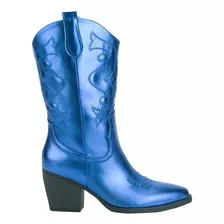 Bota Moda Vaquera Metálico Tierra Bendita 5110 Id 1085454