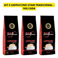 Kit 3 Utam Cappuccino Tradicional Bares E Restaurantes -