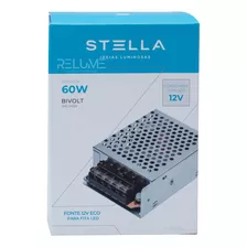 Fonte Profissional Para Led 12v 60w Ip 20 - Stella