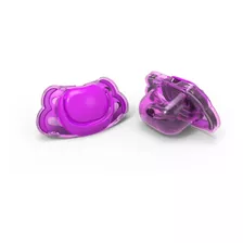 Pack De 2 Chupetes - Forma Ortodontica - Morado