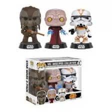 Funko Pop Star Wars Tarfful Unhooded Emperor Trooper 3 Pack