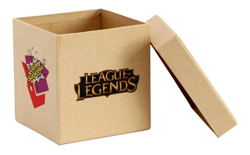 Caixa Surpresa League Of Legends 5 Itens Caixa Customizada