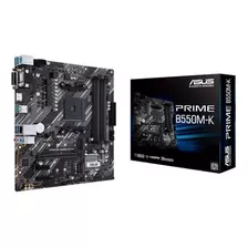 Placa Mãe Asus Prime B550m-k Chipset B550 Amd Am4 Matx Ddr4