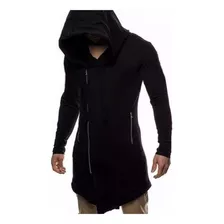 Campera Saco Tapado Capa Capucha Larga Assassins Hombre