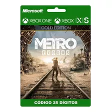 Metro Exodus Gold Edition Xbox Series X|s E Xbox One