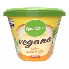 Manteiga De Coco Vegan Com Sal Sabor Manteiga Qualicoco 200g