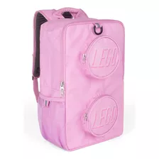 Mochila Escolar Lego Brick , Para Niños Y Niñas, Rosa Claro