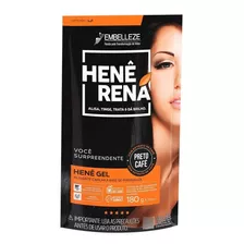 Hene Em Gel Rená Preto Café 01x180gr Pouch Embelleze