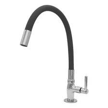 Torneira Gourmet Tubo Black Flexível Preta Mesa Bancada 3376