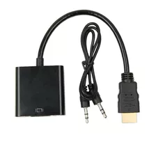 Adaptador De Hdmi A Vga Con Audio 1080 Hd Video