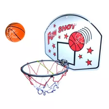 Set De Baloncesto Aro Y Balón Para Niños