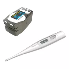 Kit Silfab Oxímetro Saturometro Md300cpp Termómetro Digital