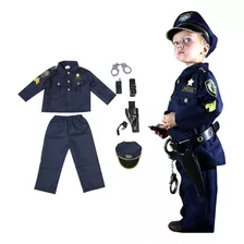 Uniforme De Policía, Disfraz Infantil, Cosplay, Disfraz De Pasillo
