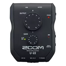 Zoom Interfaz De Audio Útil U-22