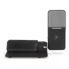 Micrófono Webcam Samson Go Mic Cardioide Condensador , Negro