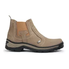 Bota Masculina 4ssss Em Couro Legitimo Solado Costurado