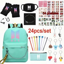 Juego: Mochilas Bts, Bolígrafo, Llavero, Tarjeta Postal