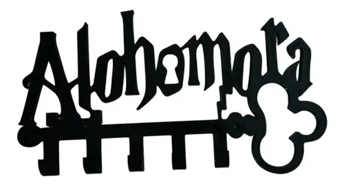 Portallaves Llavero Pared Alohomora Harry Potter 5 Ganchos