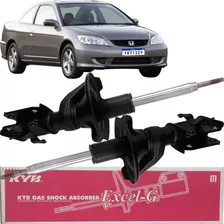 Par De Amortecedor Dianteiro Kyb Civic 1.7 2003 Até 2006