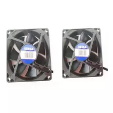 Turbina Cooler 3pulgadas 80x80mm 12v Dc Molex X2unidades