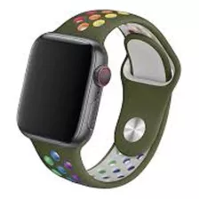 Pulseira Silicone Nke Compatível Apple Watch 38 Mm Ao 49mm