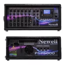 Cabeçote Amplificado Mixer 6 Canais Fx-bt-rec Newell Psp5000