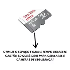 Cartão Memória Micro Sd 64gb Classe 10 Ultra Envio Imediato