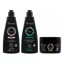 Kit Alta Fixação Arvensis (shampoo+cond.+gelatina)