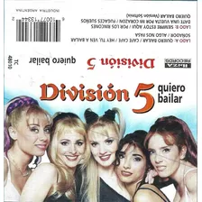 Division 5 Album Quiero Bailar Sello Ibiza Records Cassette