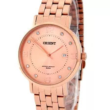 Relogio Orient Feminino Rose Gold - Frss1042 R2rx