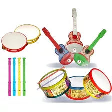 Kit Com 4 Instrumentos Musicais Para Criança