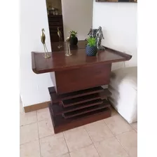 Mesa Auxiliar Mesita Esquinera De Madera 