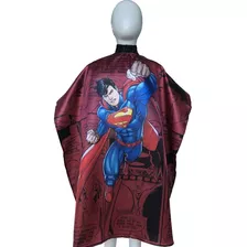 Capa De Corte Infantil Super Heróis Hq Para Cabeleireiro Superman Hq
