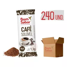 Café Solúvel Bom Sabor 1,3g Sache Individual Stick 240 Und