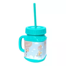 Taza Jarro Termico Plastico Vaso Doble Pared Estampadox15un