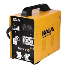 Máquina De Solda Inverter Kala Mig 130 Laranja E Preta 50hz/60hz 127v