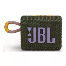 Parlante Jbl Go 3 Portátil Con Bluetooth Waterproof Black 