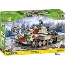 Cobi 2540 Tanque King Tiger Segunda Guerra Armar Bloques