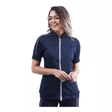  Scrub Veneza Pijama Cirúrgico Feminino - Azul Marinho