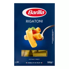 Macarrão De Sêmola Grano Duro Rigatoni 89 Barilla Caixa 500g