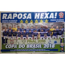 Pôster Cruzeiro Hexa Campeão Copa Do Brasil 2018