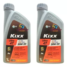 Aceite Moto 20w50 Motor 4t Kixx Full Sintetico X2 Litros