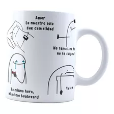 Taza Flork La Gata Bajo La Lluvia Cancion Meme Divertido