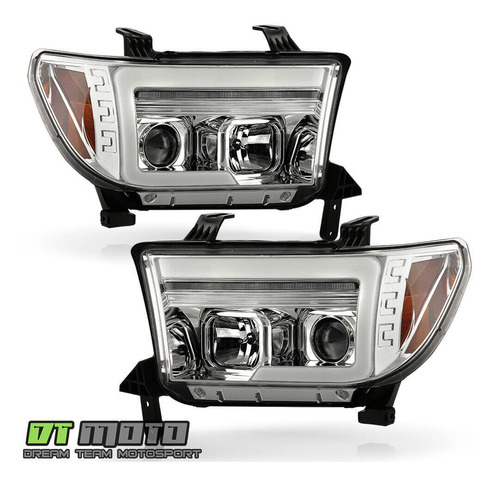 Par Faros Led Toyota Tundra Sr5 2007 4.0l Foto 2