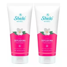 Crema Depiladora (2 Pzas.) Piel Sensible Sheló Nabel 250 Ml