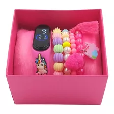 Relógio Infantil Digital Led Prova De Água Kit 4 Pulseiras